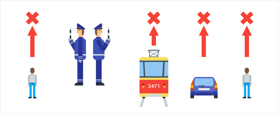 дорожный знак в миниатюре