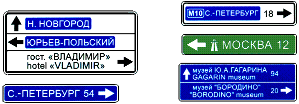 Дорожный знак 6.10.1